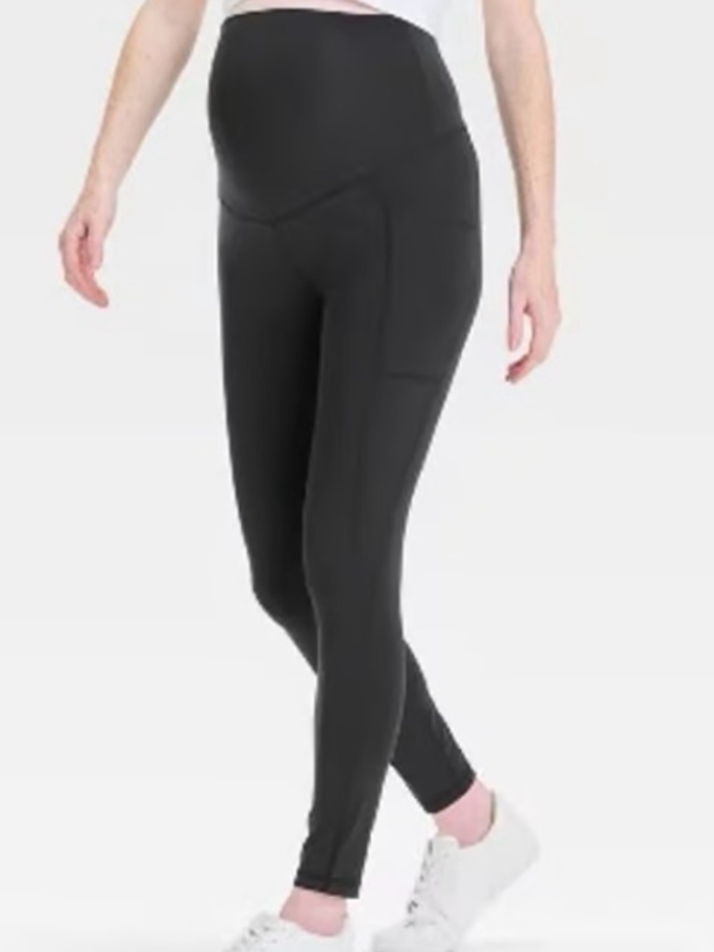 Isabel Maternity Leggings cross back and pockets
